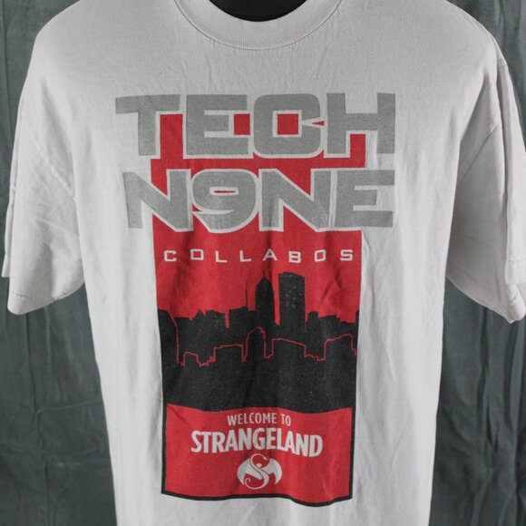 Band Shirt (Retro) - Tech N9ne Welcome to Strangeland - Men's Large - Picture 2 of 7